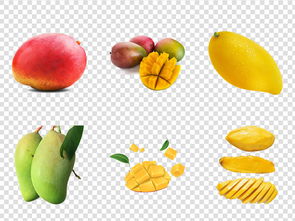 芒果新鲜水果店海报素材 高清免扣PNG模板，轻松打造诱人美食视觉